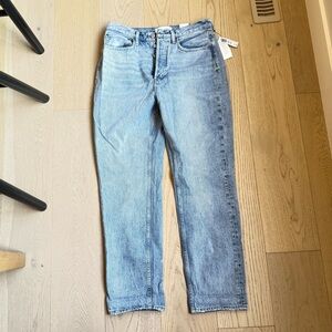 Denim Forum ‘The Boyfriend’ High Rise Loose Classic Light Blue Jeans